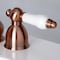 Kingston Brass KS395PLAC Restoration Mini-Widespread Bathroom Faucet, Antique Copper KS395PLAC - alternate 6